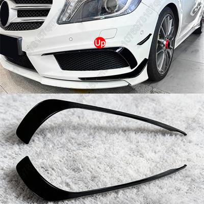 Front Bumper Splitter Side Spoiler For Mercedes Benz A Class W176 AMG A180 A200 A250 A45 Sport 2013-2015 Air Vent Wind Knife