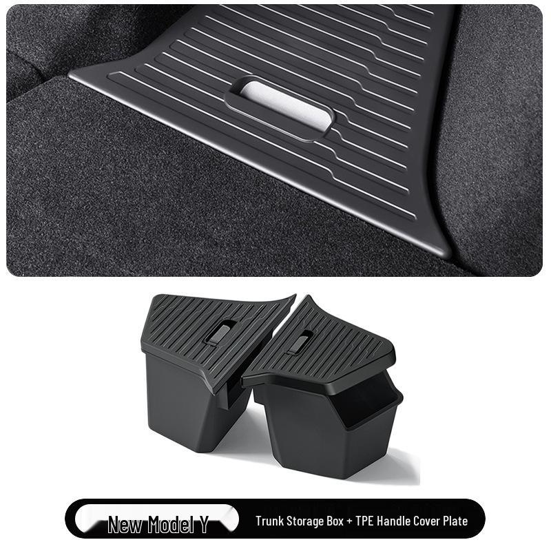 Tesla Model Y3 Górny Schowek Bagażnika z Bocznymi Przegródkami