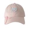 Popular spring and summer bowknot baseball cap for women, makes the face look smaller, fresh green hat, sun protection hat, sunshade hat