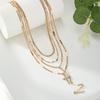 Hip Hop Gothic Thick Chain Collar Necklace For Women Multi Layered Metal Girls  Party Jewelry Gift