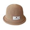 French Retro Bowler Hat Spring and Summer Thin Breathable Bucket Hat Foreign Style Young Basin Hat Women's Sunscreen Hat