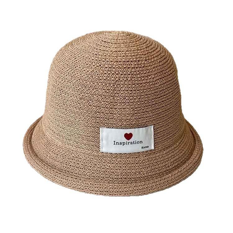 French Retro Bowler Hat Spring and Summer Thin Breathable Bucket Hat Foreign Style Young Basin Hat Women's Sunscreen Hat