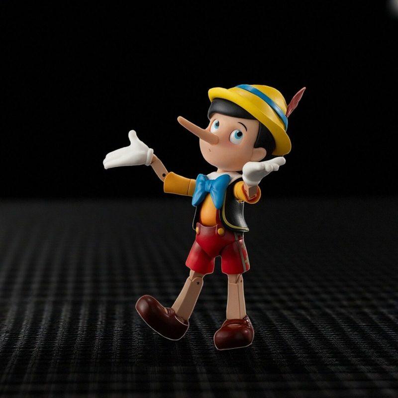 Gt Pinocchio Alloy Action Figure Boy Trendy Toy Desktop Decoration Collectible Fairy Tale Character Model Festival Surprise Gift