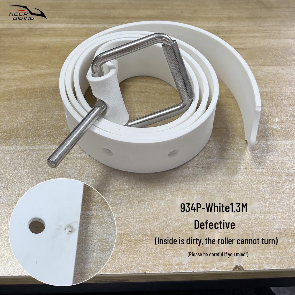 Регулируемый силиконовый быстросъемный пояс для дайвинга с свинцовыми блоками 1.3M