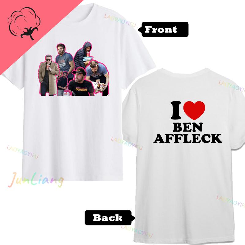 

TV Movie Fan Y2k Vintage Top Ben Affleck Womens Tshirts 100 Cotton Plain Shirt Short Sleeve Tshirt Mens Clothing 2024 Tee S