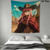 Darling in the Franxx 02 Wall Tapestry Aesthetic Wall Hanging Printed Fabric Blanket Decorative Tapestries for Bedroom Living Room Home Decor
