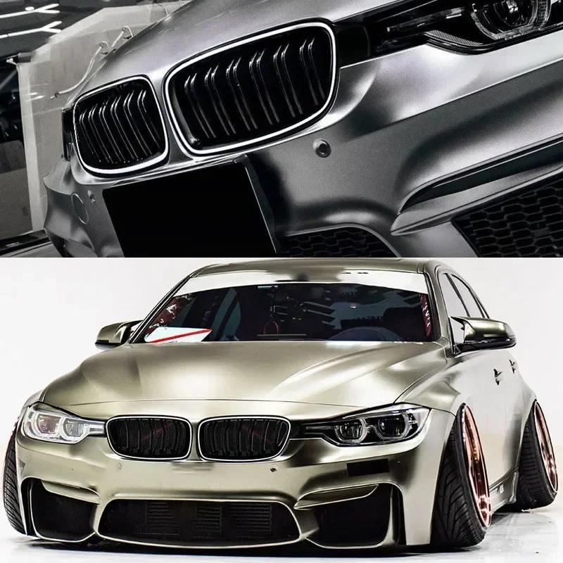 For BMW 3 Series F30 F31 F35 LED Car Front Bumper Racing Grille Grill  320i 325i 328i  2013-2019 Grilles Kidney Racing Grills