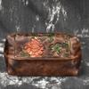 Johnature Retro Embossing Flower Women Bag Genuine Leather Handbag Cowhide Large Capacity Shoulder & Crossbody Bags