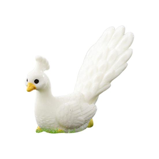 

Креативная фигурка павлина, декоративный компактный реквизит для фотографий C