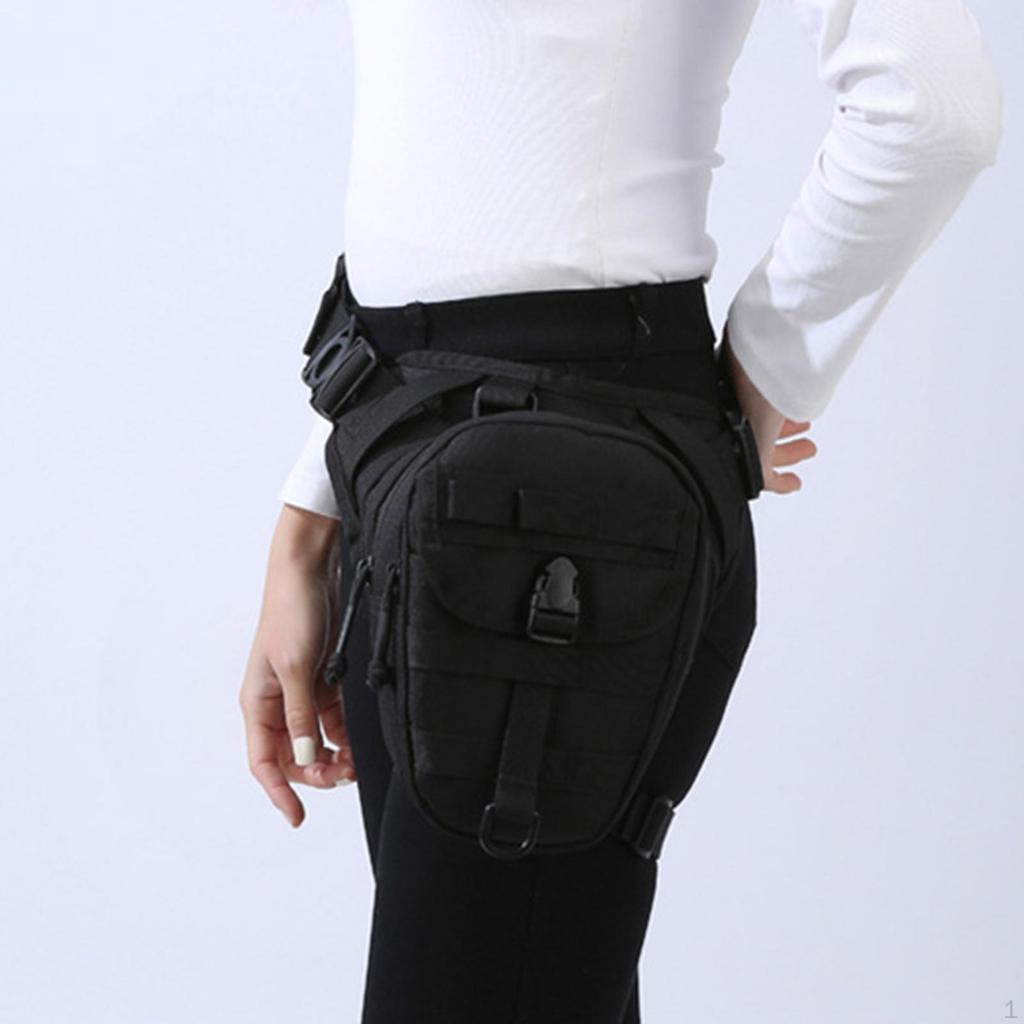 Bag Hip Pouch Decor, Multifunctional Waist Motorcycle Pack for Running, Riding, Cycling