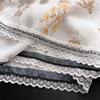 Small Fresh Flower Lace Scarf Square Women's Summer Spring Autumn Neck Protection New Korean Sunshade Headscarf