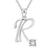 Fashionable Diamond Necklace In European and American 26 English Letters