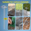 1-100pcs Steel G-type Ground Spikes Heavy-duty Fence Tubing Stakes Sod Pins Landscape Spikes for Holding Lawns Garden Supplies