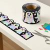 Waterproof Self-Adhesive Ghost Sticker Iridescent Holographic Decals Halloween Border Trim  Office