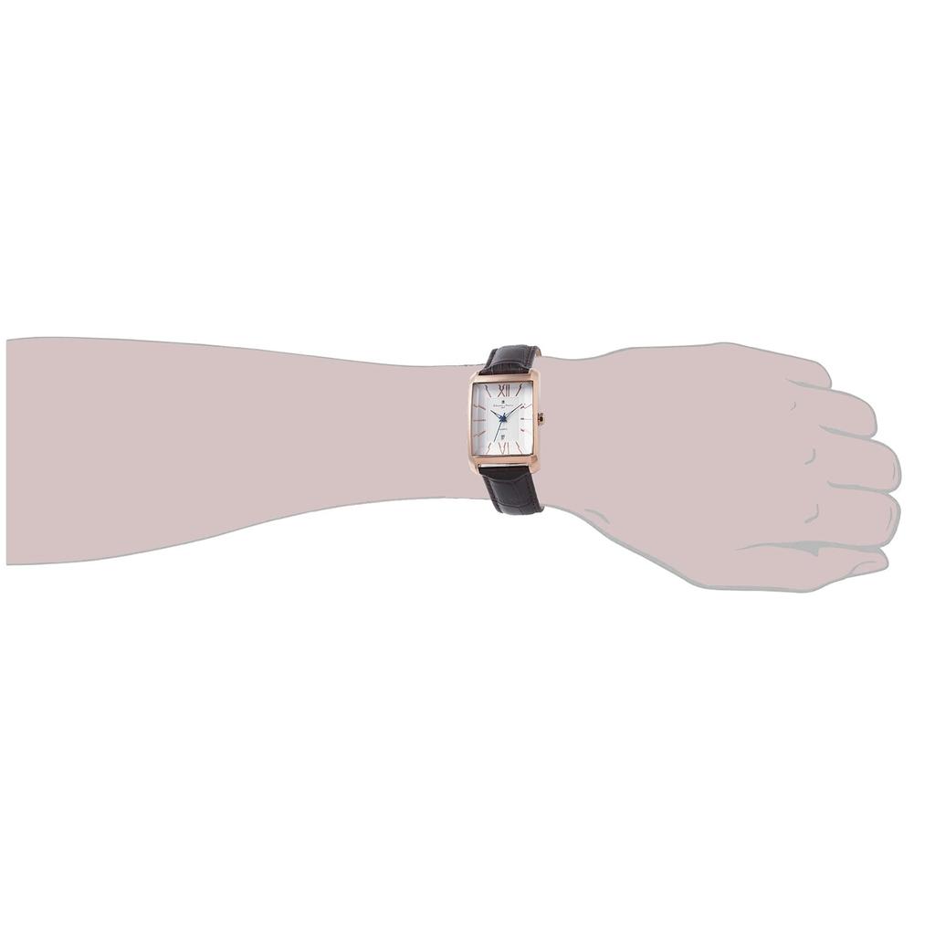 Watch Tokei Business Analog Quartz Leather Belt White PG [Salvatore Marra] Men's Women's