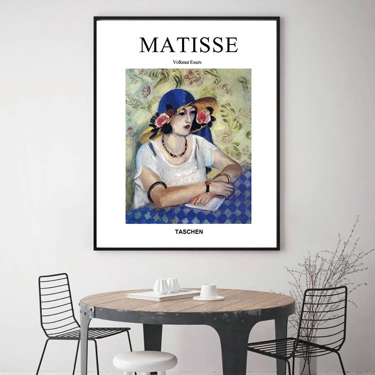 Abstract Matisse Line Art Poster World Famous Painting Vintage Wall Pictures Prints for Living Room Bedroom Nordic Home Decor
