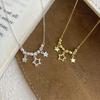 Exquisite Five-Pointed Star Clavicle Necklace for Women - Personalized, Trendy Fashion Accessory