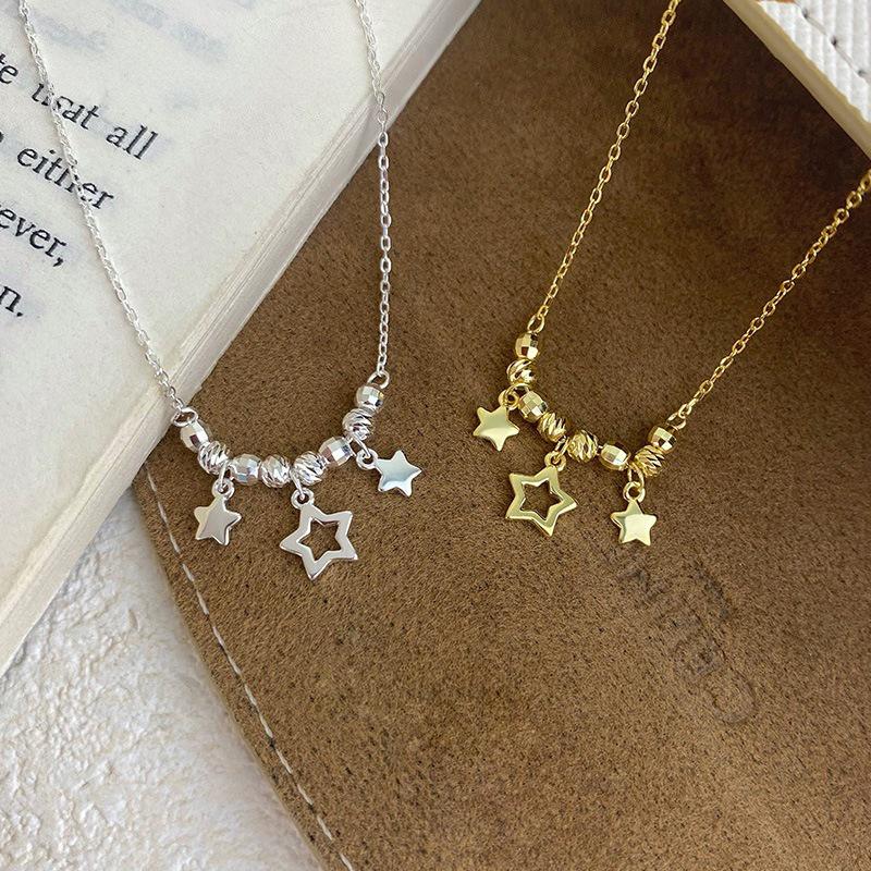 Exquisite Five-Pointed Star Clavicle Necklace for Women - Personalized, Trendy Fashion Accessory