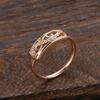 Kinel Ethnic Rose Gold Color Wedding Rings For Women