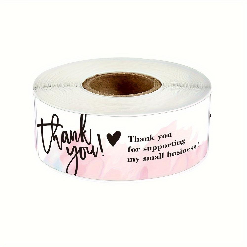 

Each/Pink Thank You Stickers/Small Business Packaging, Shipping Bags, Gift Seal Labels