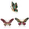 Vintage Butterfly Crystal Brooch Pin With Waterdrop Design For Women And Men