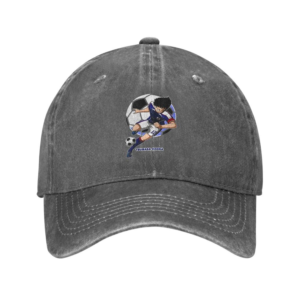 Captain Tsubasa Tsubasa Ozora Drive Shoot Summer Trucker Hat For Unisex-Teens  Y2k Funny Tennis Skate Sun Snapback Cap