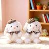 Cute Beret Rabbit Plush Toy Bunny Stuffed Animal Sleep Companion Doll Birthday Gift