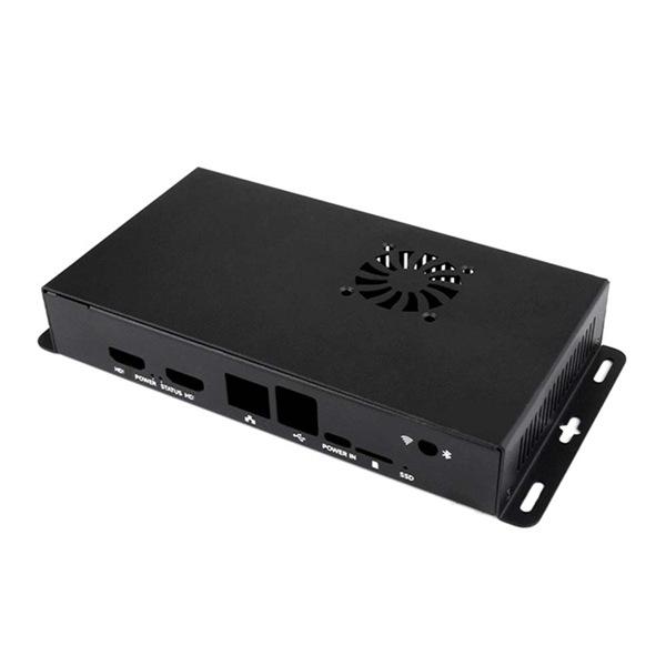

Чорний металевий корпус з вентилятором для плати розширення IO Raspberry Pi CM5, 1 комплект Other