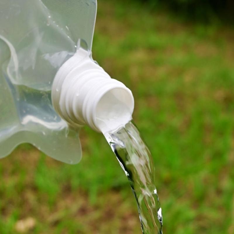 Convenient Portables Water Holder Outdoor Hiking Folding Water Bucket Bag for Camping Family Trip