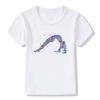 Boys T-shirt Girls Kids Rhythmic Gymnastics Printed T-shirt Modal Clothing Short Sleeves Boys Clothes