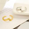 Pink Cute Cat Ear Ring For Women Cats Paw Embrace Tightly Opening Finger Rings Ladies Party Birthday Jewelry Accessories