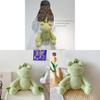 Kids Cartoon Plush Frog School Bag With Soft Material And Ergonomic Shoulder Straps