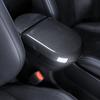 Carbon Fiber Style Central Armrest Pad ABS Decoration Cap Cover For Hyundai IONIQ 5 N 2024 LHD RHD Accessories