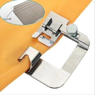 3 Sizes Wide Rolled Hem Pressure Foot Sewing Machine Presser Foot Hemmer Foot Set 1/2 Inch, 3/4 Inch, 1 Inch Low Shank Sewing Machine Presser Foot
