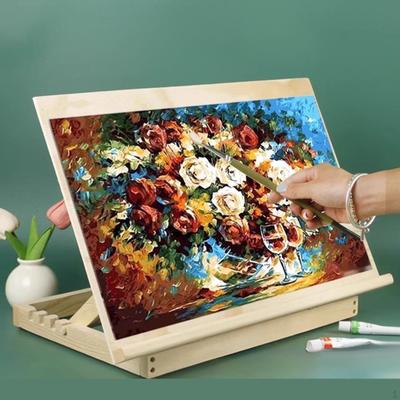 Nastavitelný stojan pro stolní použití, ideální umělecké projekty a svatby