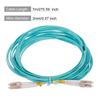 Uxcell 7M Green Fiber Patch Multimode Duplex OM3 LSZH Fiber Optic Jumper for Network Transceivers and Instrumentation Cable, LC-LC