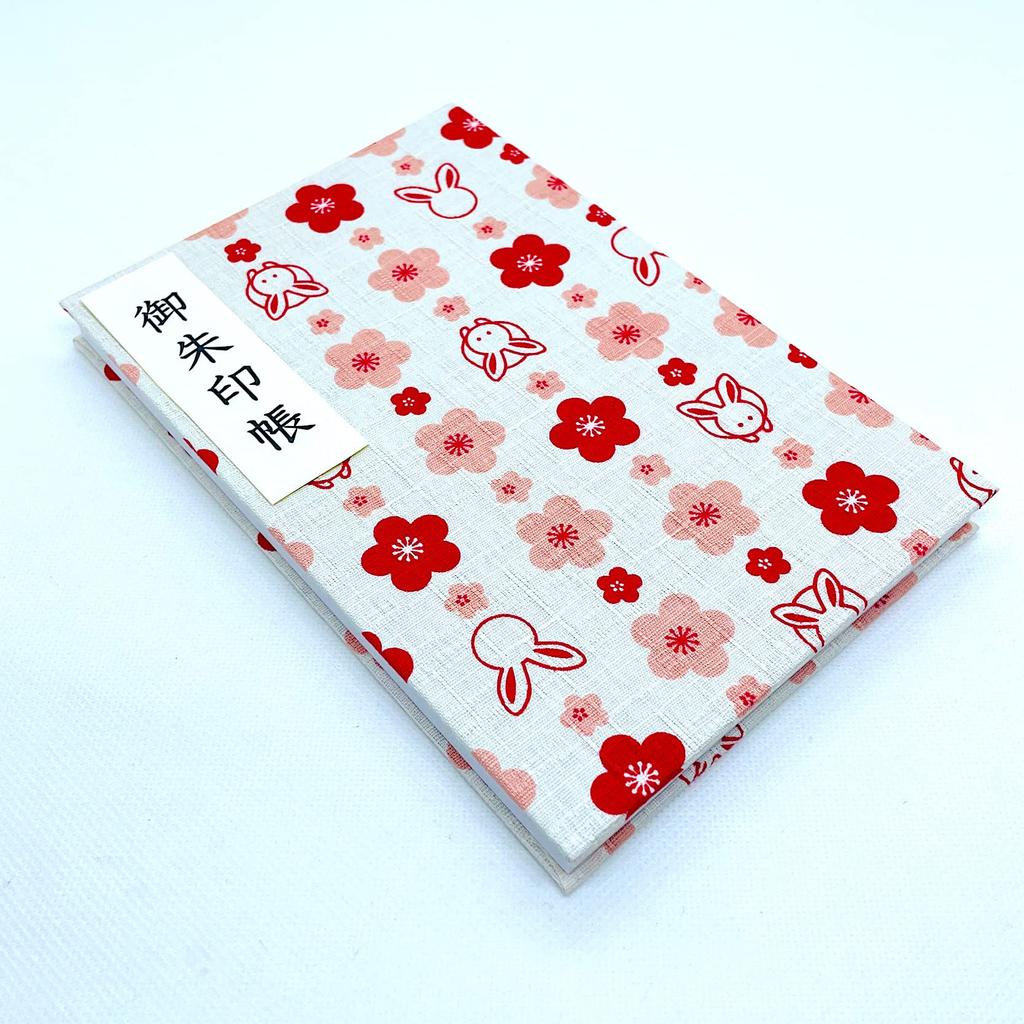 Goshuincho accordion 12 24 pages 24 48 pages [Red-eared Rabbit] Large-size (stamp book), type, columns, (single-sided) / columns, (double-sided)