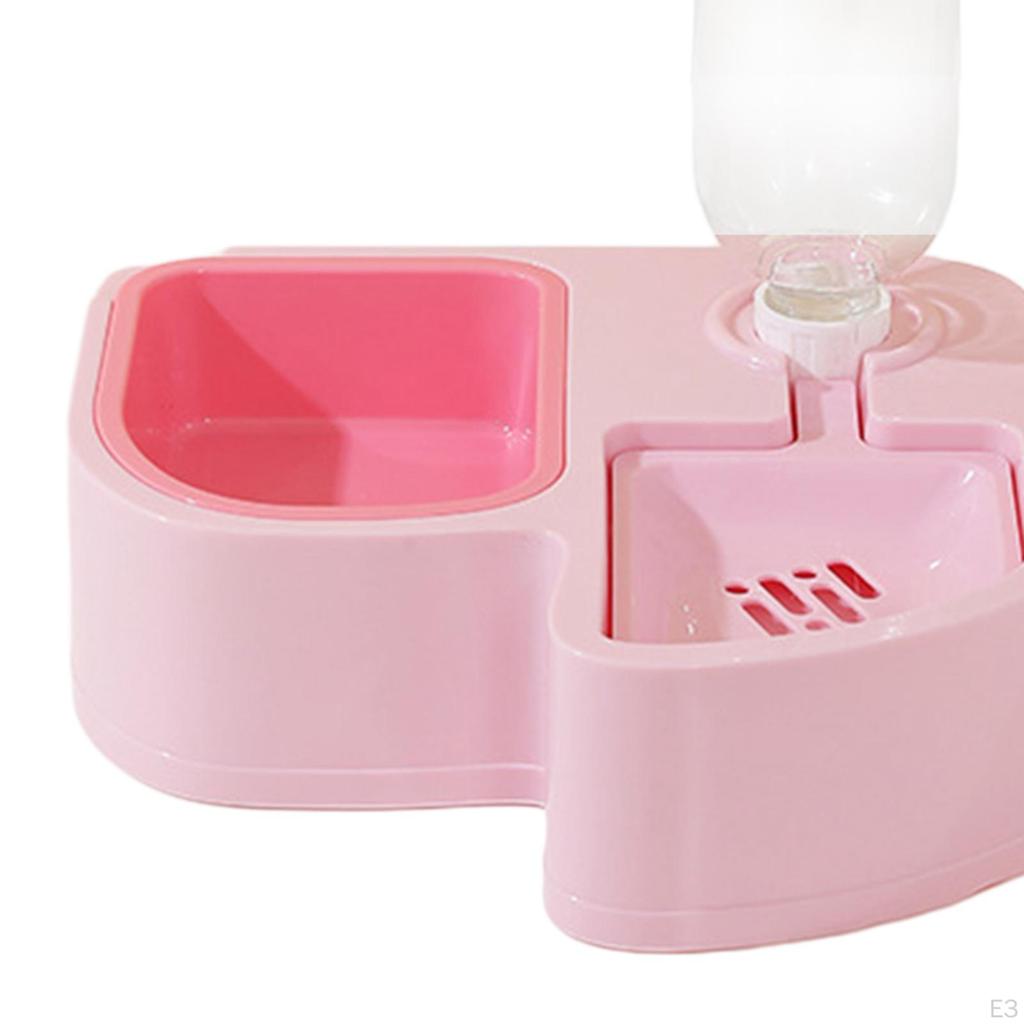 Bowls - Easy Clean 2-in-1 Water and Food Bowl Set for Small Pets