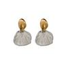 Irregular Metal Shell Drop Earrings for Women Statement Long Exaggerated Geometric Brincos Party Jewelry Wholesale
