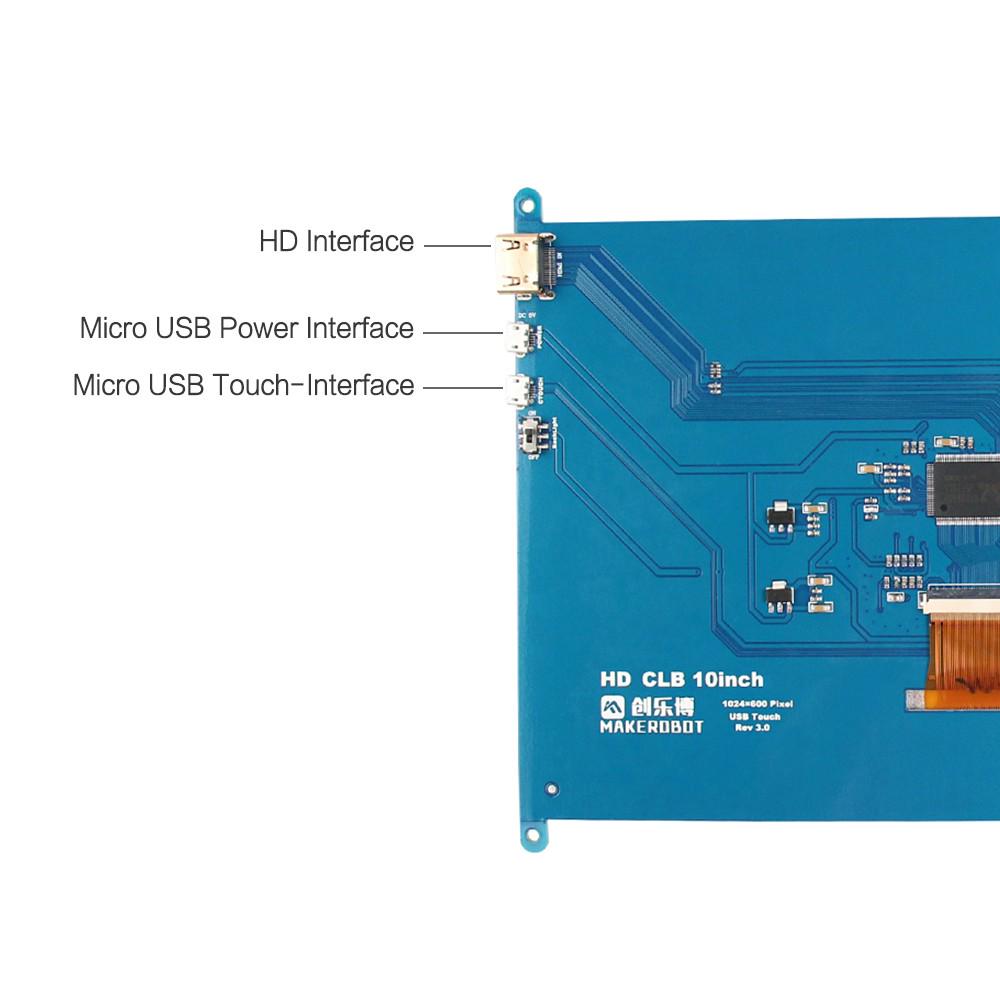 Купить Raspberry Pi 10-дюймовый HD емкостный сенсорный дисплей с ...