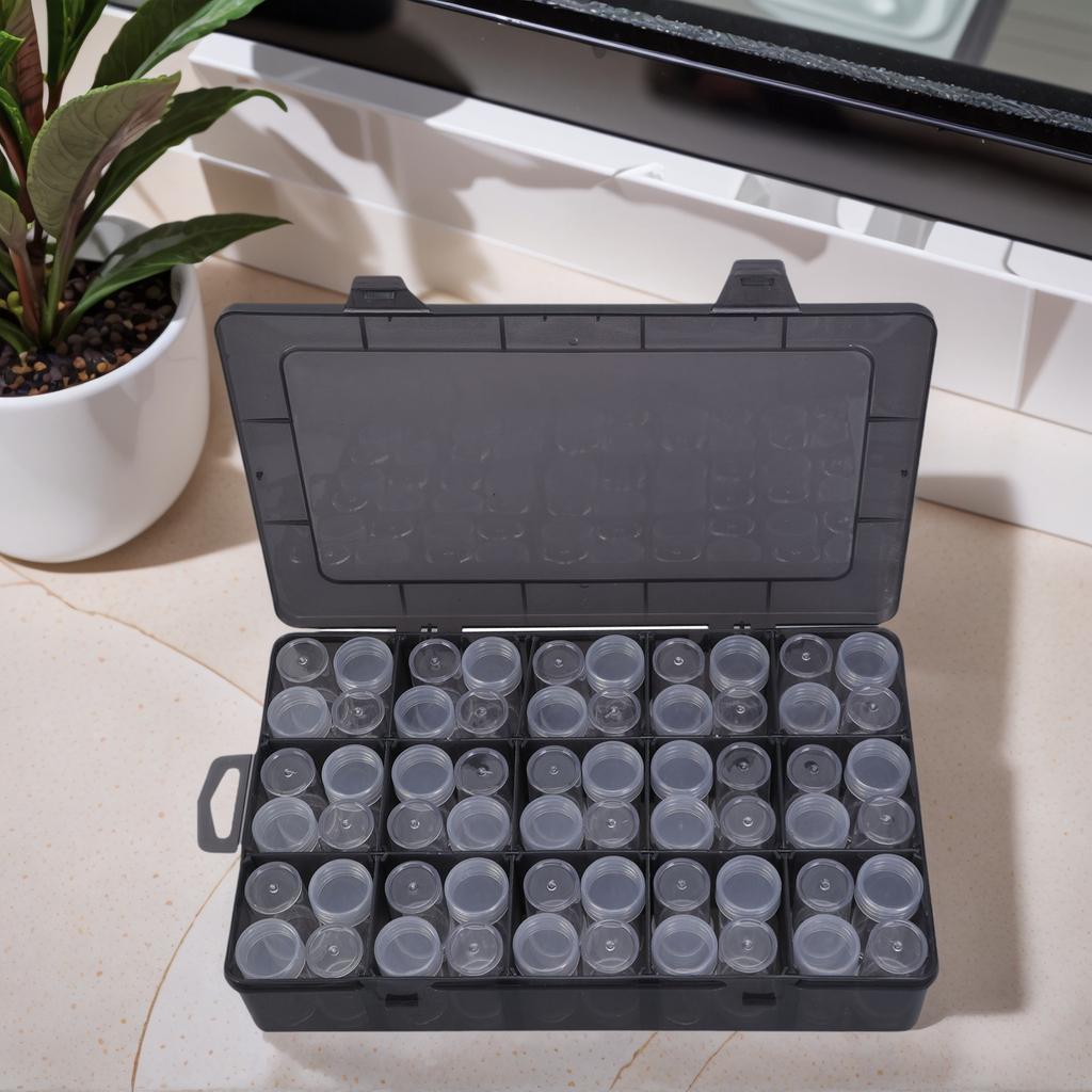15 Grid Plastic Jewelry Storage Box With Removable Dividers For Versatile Organization And Easy Access To Small Items