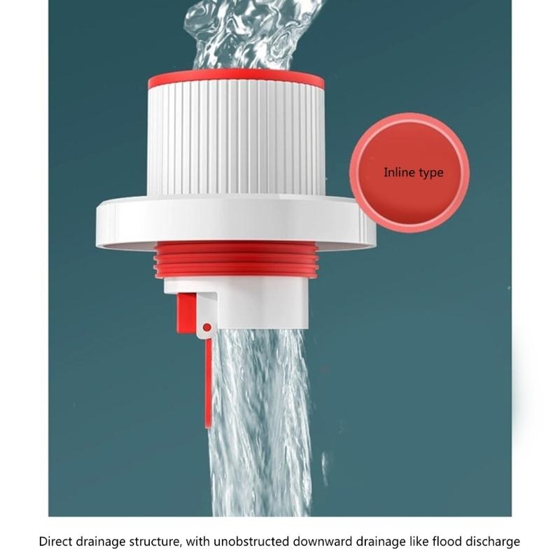 Convenient Drain Solution ABS Drain Seal Essential Drain Gasket Effective Solution Drain Odors Seal for Kitchen Bathroom