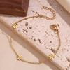 Simple Premium Daisy Titanium Steel Sunflower Bracelet Fashion Versatile Delicate Bangle Non Fading