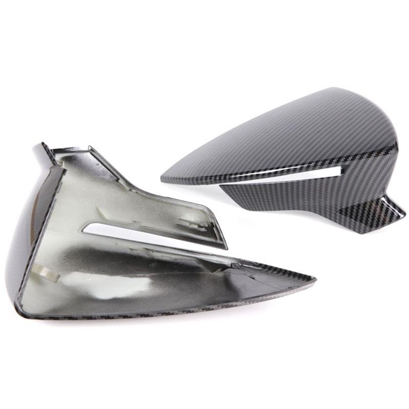 2pcs Car Side Door Rear View Mirror Cover Cap Add On For SEAT Leon MK3 5F ST FR Cupra Ibiza Mk5 Arona KJ7 2017-