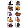 Halloween Festive Door Decoration With Bat Pumpkin Door Hanging Scene For