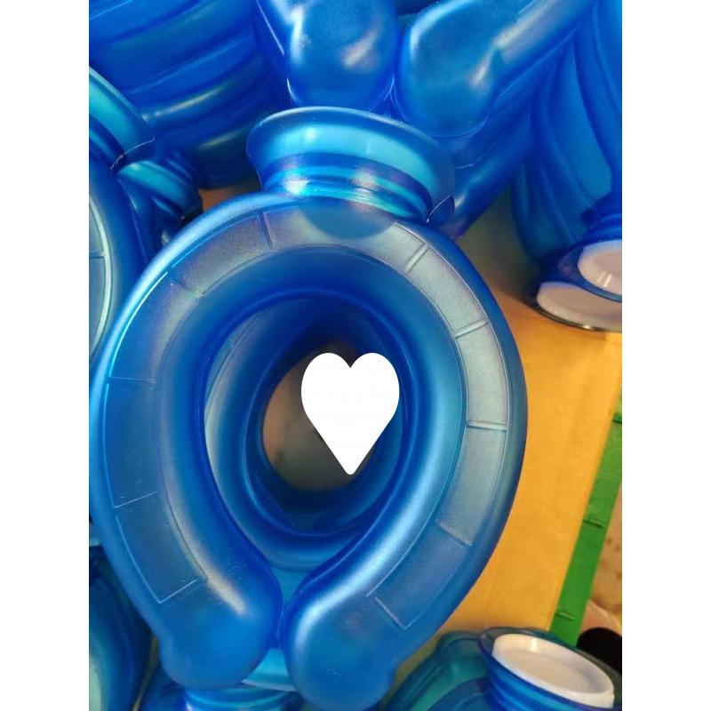 

U-Shaped Cervical Spine Hot Compress Water Bag - Explosion-proof & Thickened for Neck and Shoulder Therapy 1400ml, Random Inner Cover