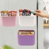 Self-adhesive Silicone Toothbrush Holder Wall Mounted Storage Box  Bathroom  Organizer