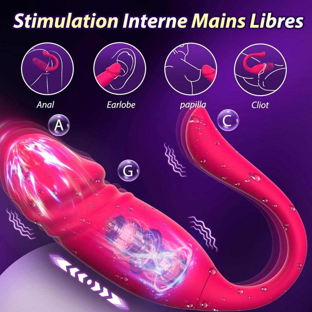 Vibrador de Empurrar Vibradores de Ovo APP Vibrador Bala Brinquedos Sexuais para Casais Femininos Vibrador Vestível Brinquedos para Adultos Estimulador de Ponto G