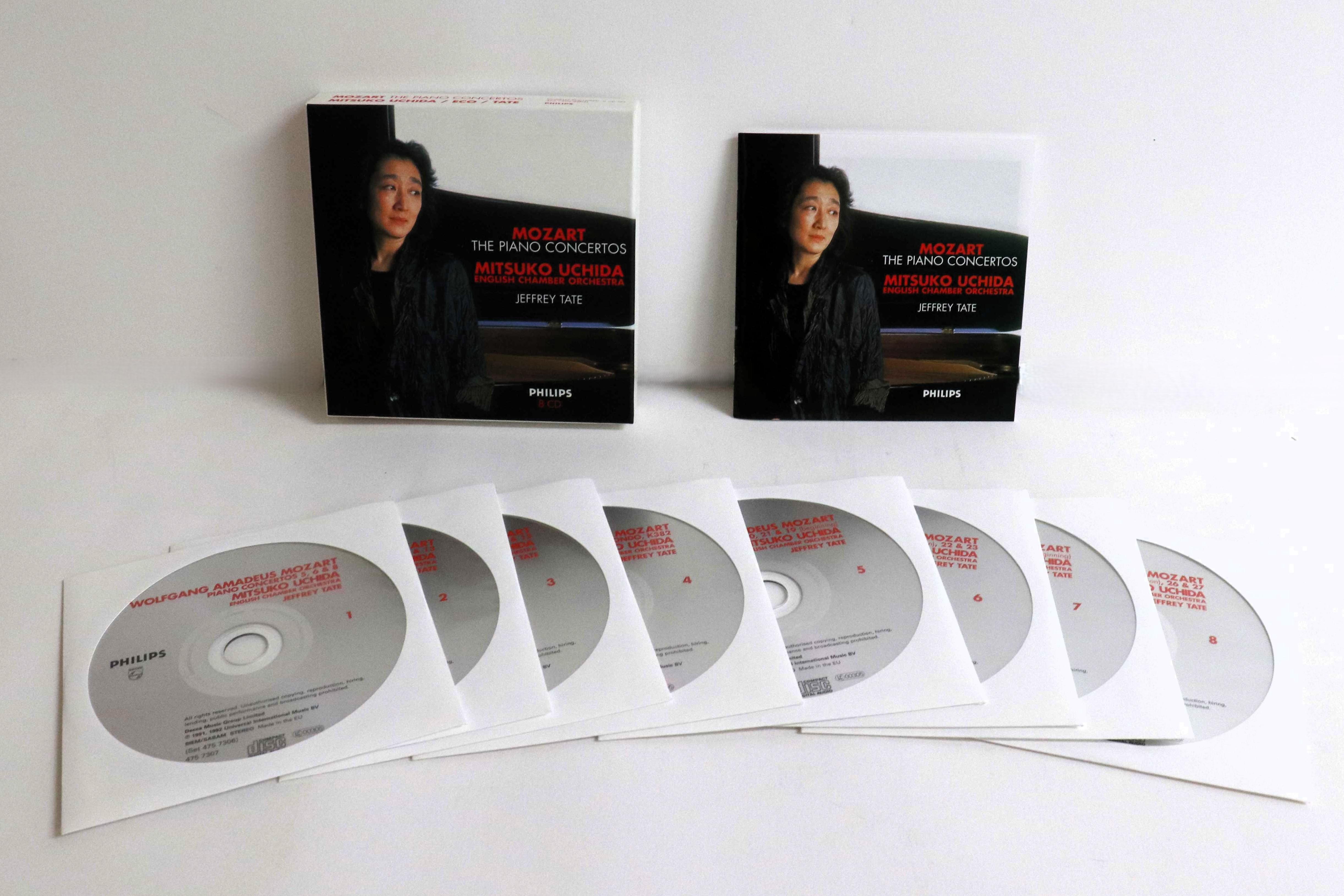 

CD MITSUKO UCHIDA JEFFREY TATE ENGLI Mozart Piano Concertos 4757306 Philips 2006 Europe Classical Used
