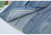 Plus Size Women's V-Neck Denim Vest - Spring/Summer 2026 Slimming Tank for 200 Jin